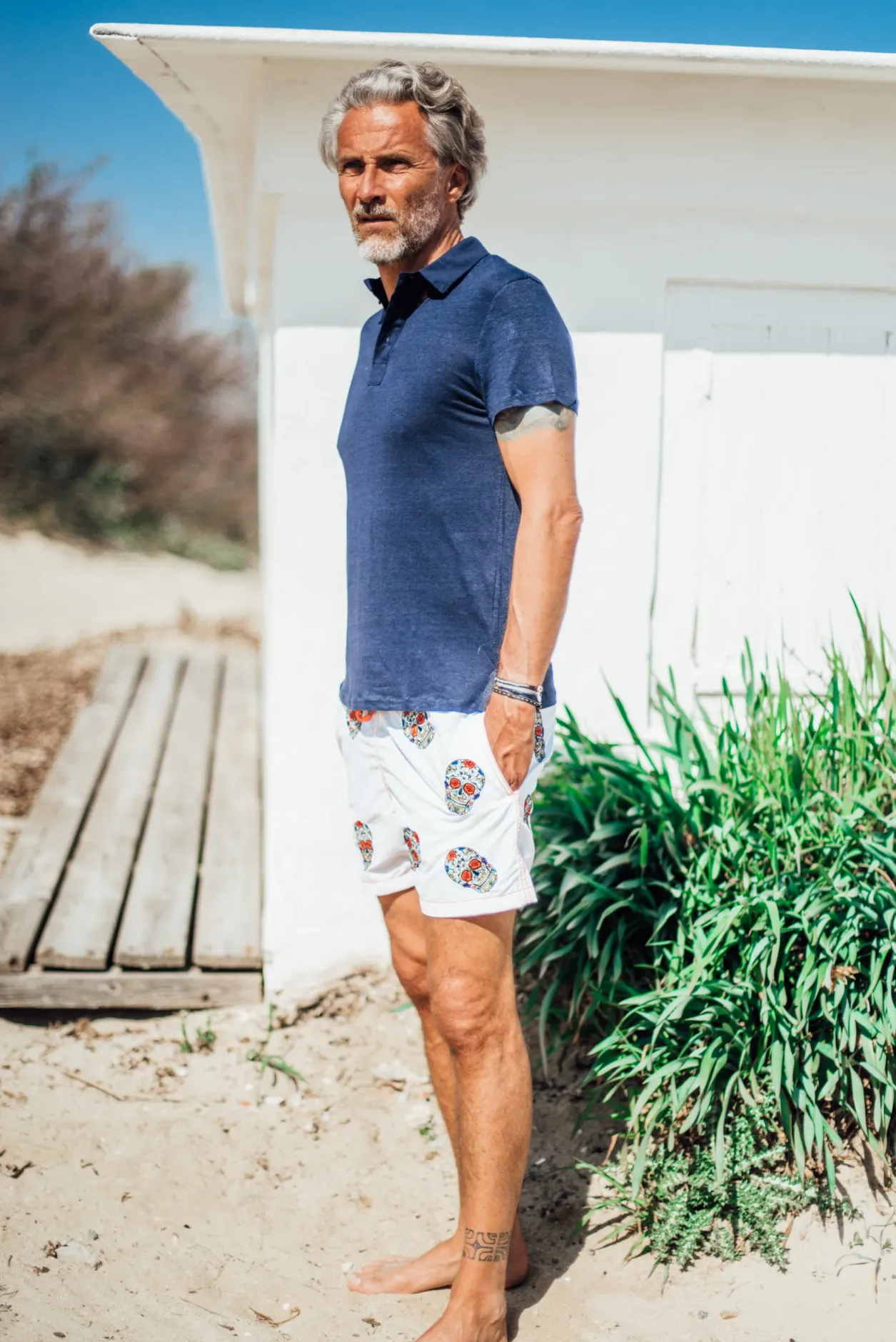 Les Canebiers All Over Mex - White<Homme Mex|Best Sellers