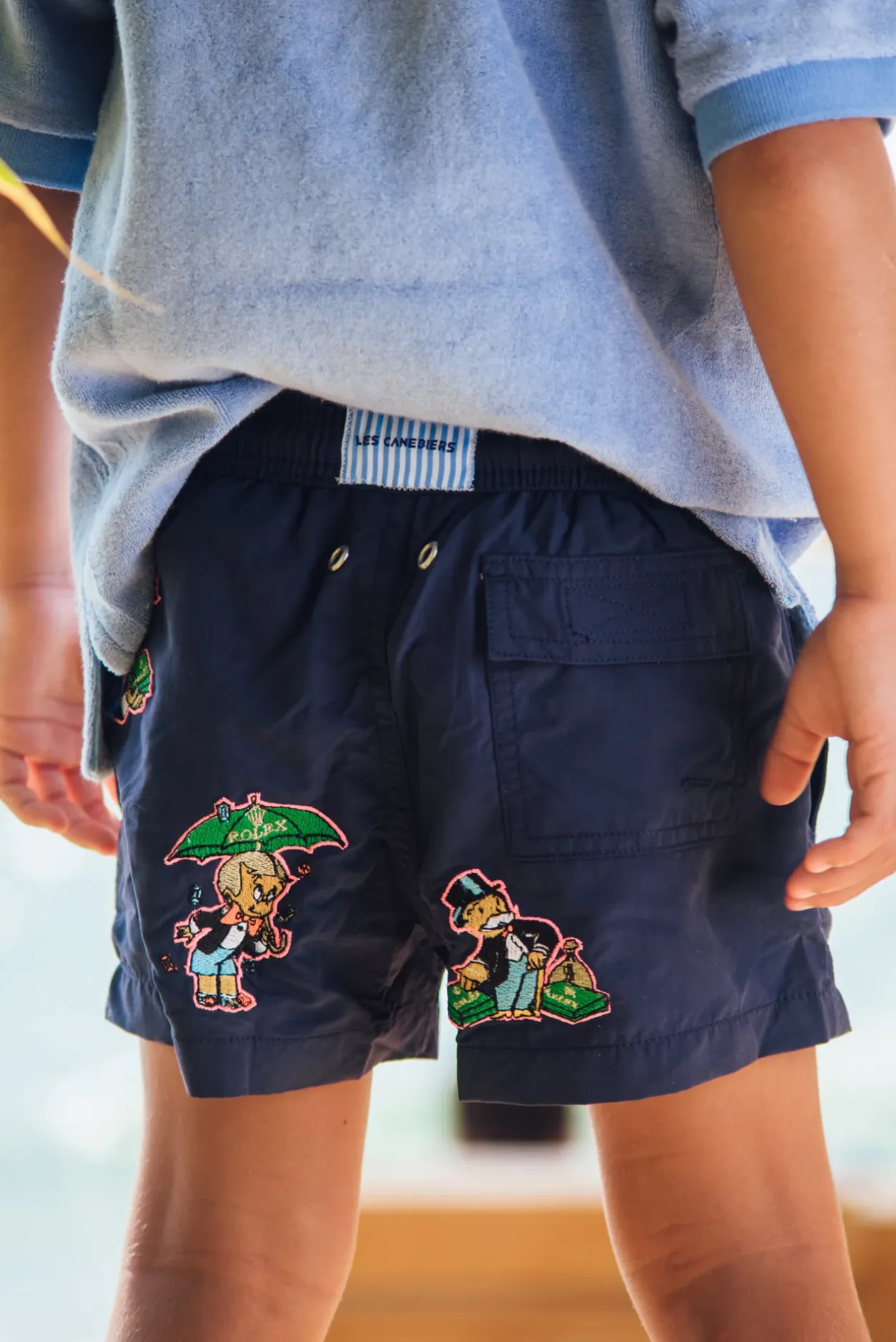 Les Canebiers All Over Roro Kids - Navy<Enfant Garçons
