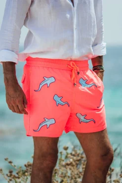 Les Canebiers All Over Shark - Orange<Homme Shark|Best Sellers