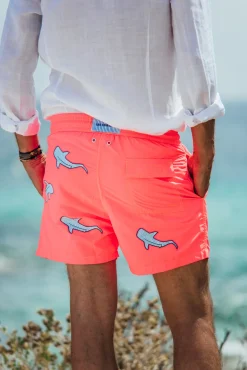 Les Canebiers All Over Shark - Orange<Homme Shark|Best Sellers