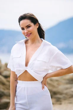 Les Canebiers Barri - White<Femme Ensemble