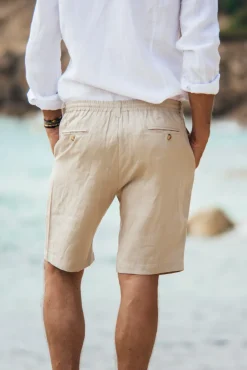 Les Canebiers Cimes Short - Beige<Homme Shorts