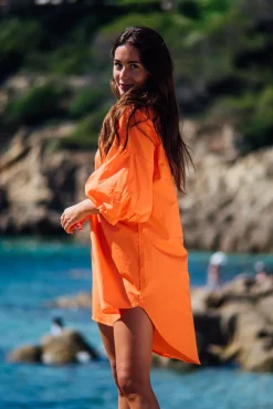 Les Canebiers Clocher - Orange<Femme Robes