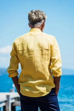 Les Canebiers Divin - Yellow<Homme Chemises
