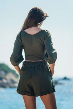Les Canebiers Enchanteur - Khaki<Femme Ensemble