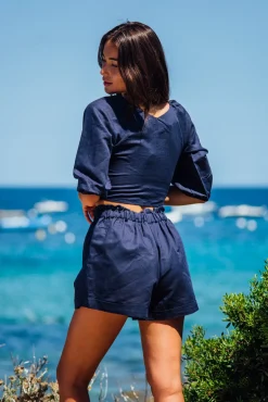 Les Canebiers Enchanteur - Navy<Femme Ensemble