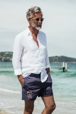 Les Canebiers Ermitage Court Mono Golden - Navy<Homme Monopoly|Best Sellers