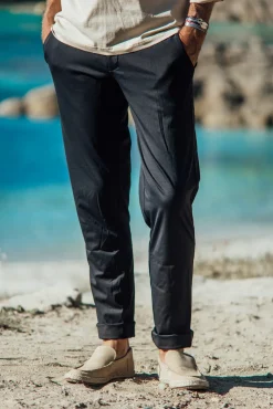 Les Canebiers Marsouin Pants - Black<Homme Pantalons
