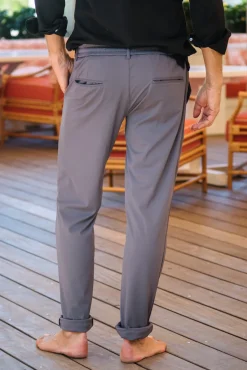 Les Canebiers Marsouin Pants - Grey<Homme Pantalons