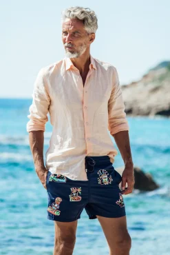 Les Canebiers Monte Carlo - Navy<Homme Places|Best Sellers