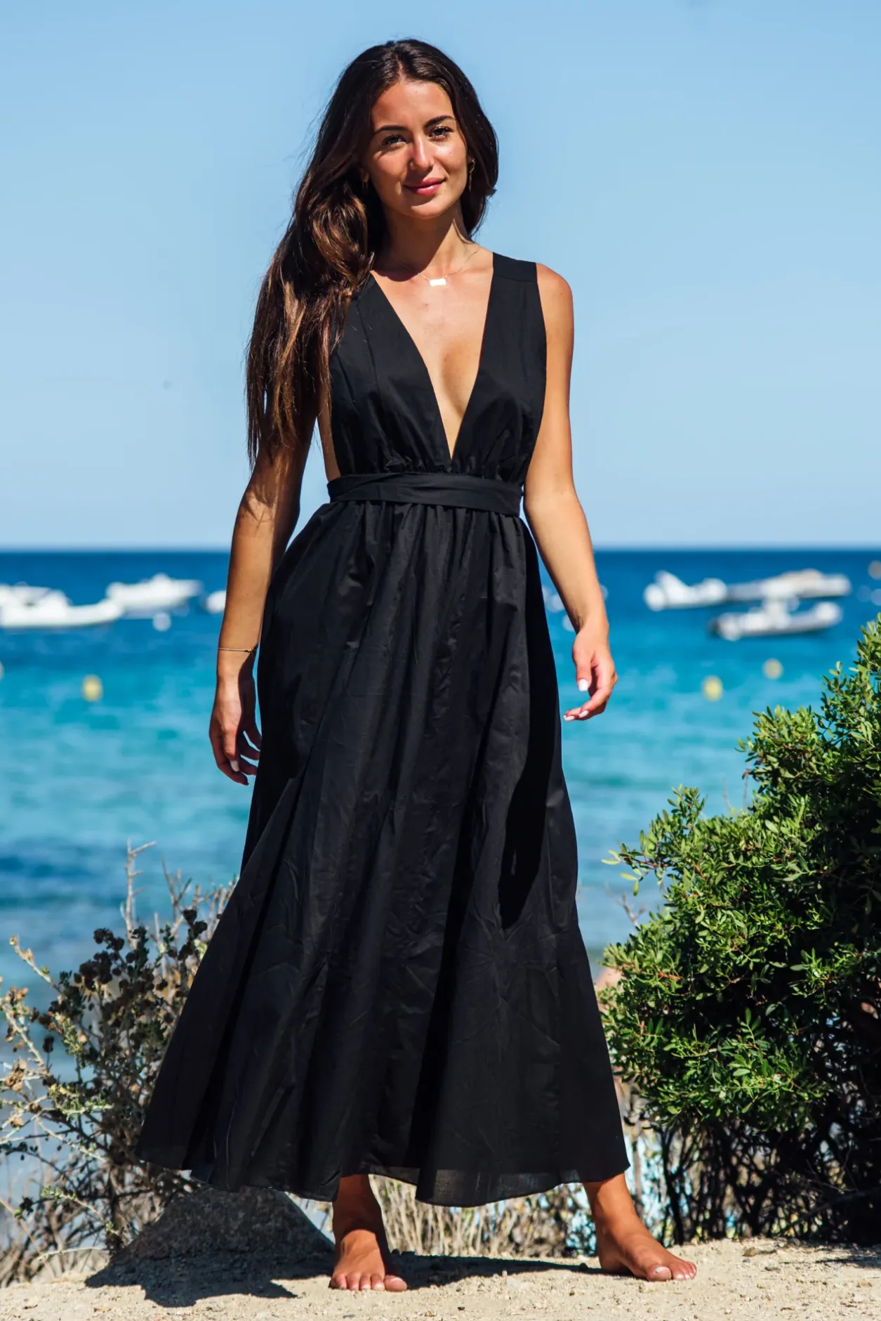 Les Canebiers Neptune - Black<Femme Robes