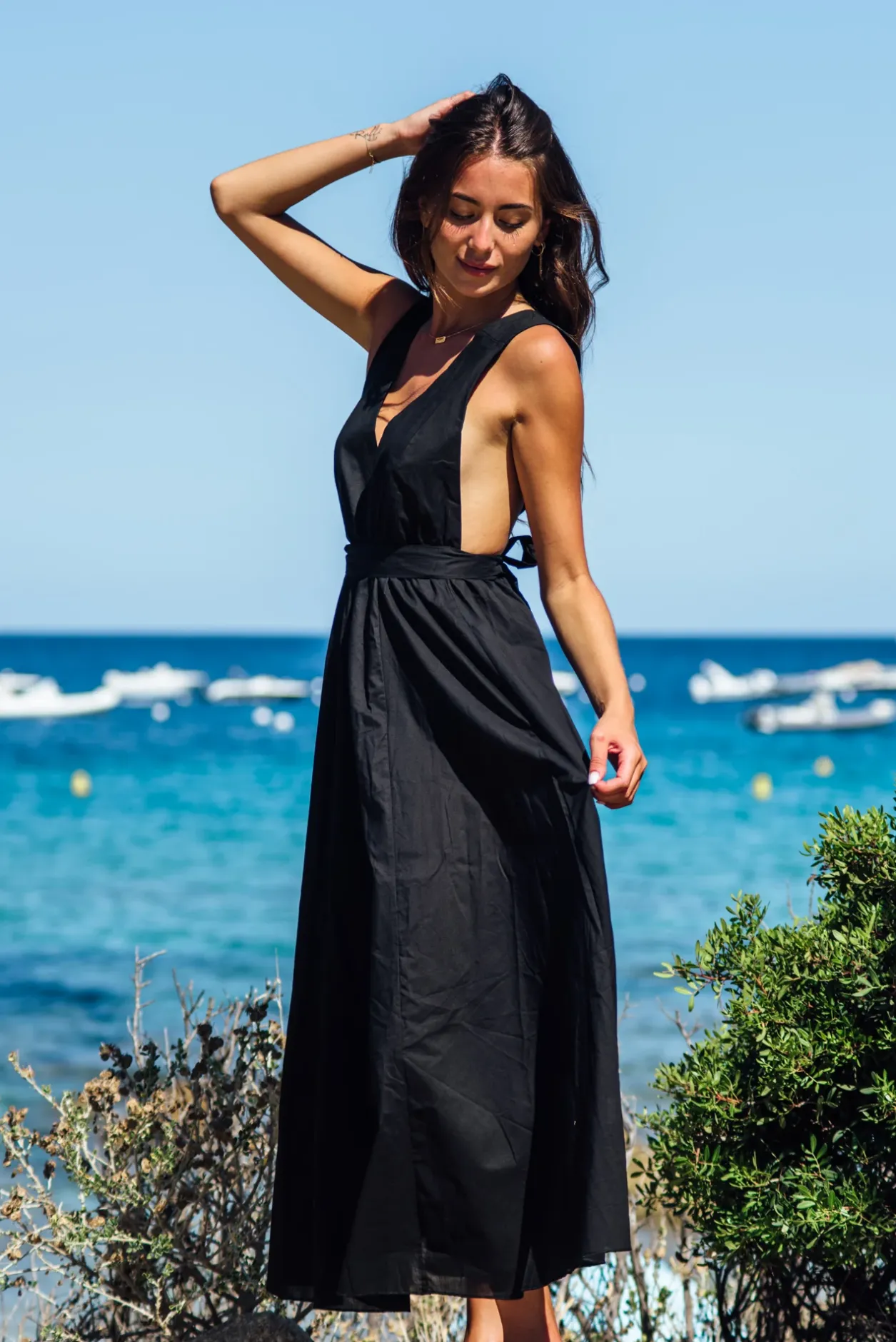Les Canebiers Neptune - Black<Femme Robes