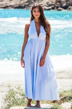 Les Canebiers Neptune - Blue<Femme Robes