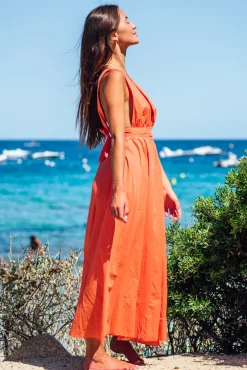Les Canebiers Neptune - Orange<Femme Robes