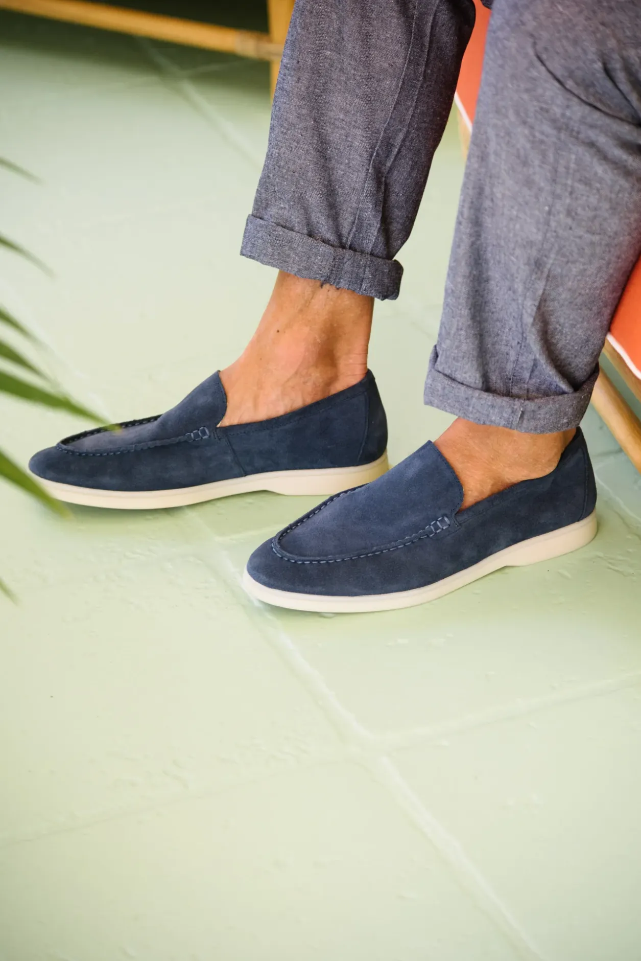 Les Canebiers Pardigon Shoes - Blue<Homme Chaussures