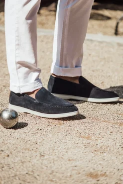 Les Canebiers Pardigon Shoes - Navy<Homme Chaussures