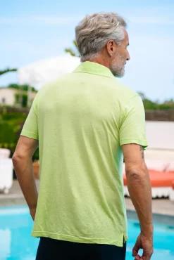 Les Canebiers Polo Salins - Green<Homme Polos
