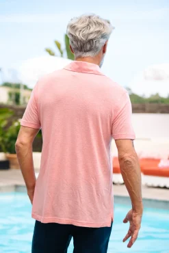 Les Canebiers Polo Salins - Light Pink<Homme Polos