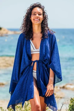 Les Canebiers Poncho - Electric Blue<Femme Beachwear