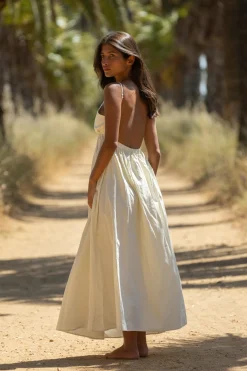Les Canebiers Robe Guisan - Écru<Femme Robes