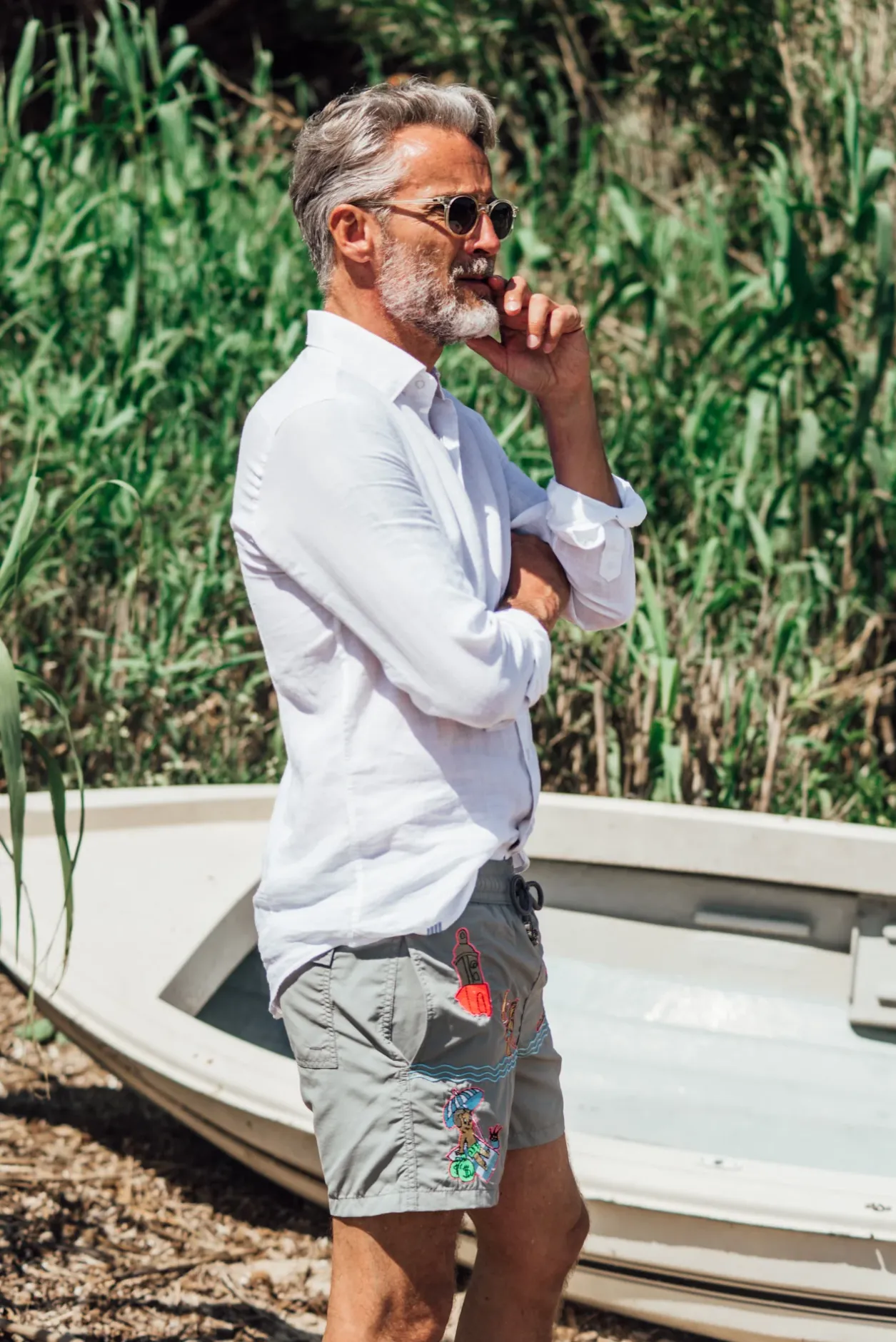Les Canebiers Saint-Tropez - Grey<Homme Places|Best Sellers