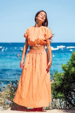 Les Canebiers Sariette - Orange<Femme Ensemble|Jupes