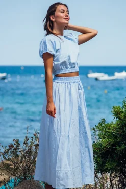 Les Canebiers Sariette - Sky Blue<Femme Ensemble|Jupes