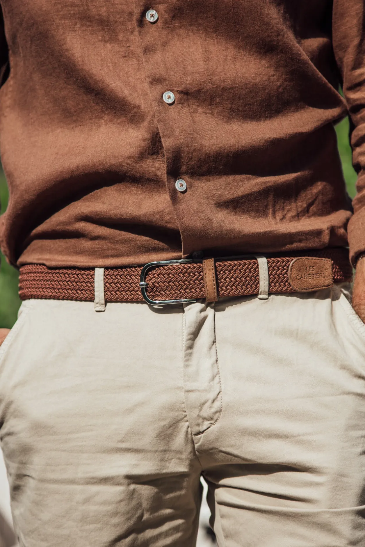 Les Canebiers Tartane pants - Beige<Homme Pantalons